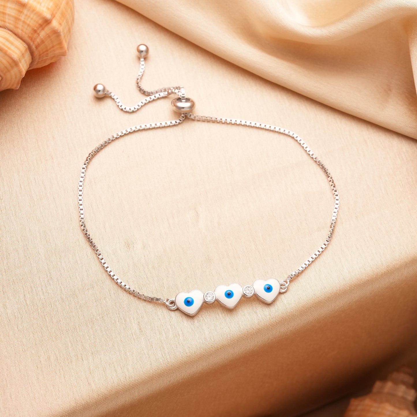 Sterling Silver Love & Safeguard Bracelet