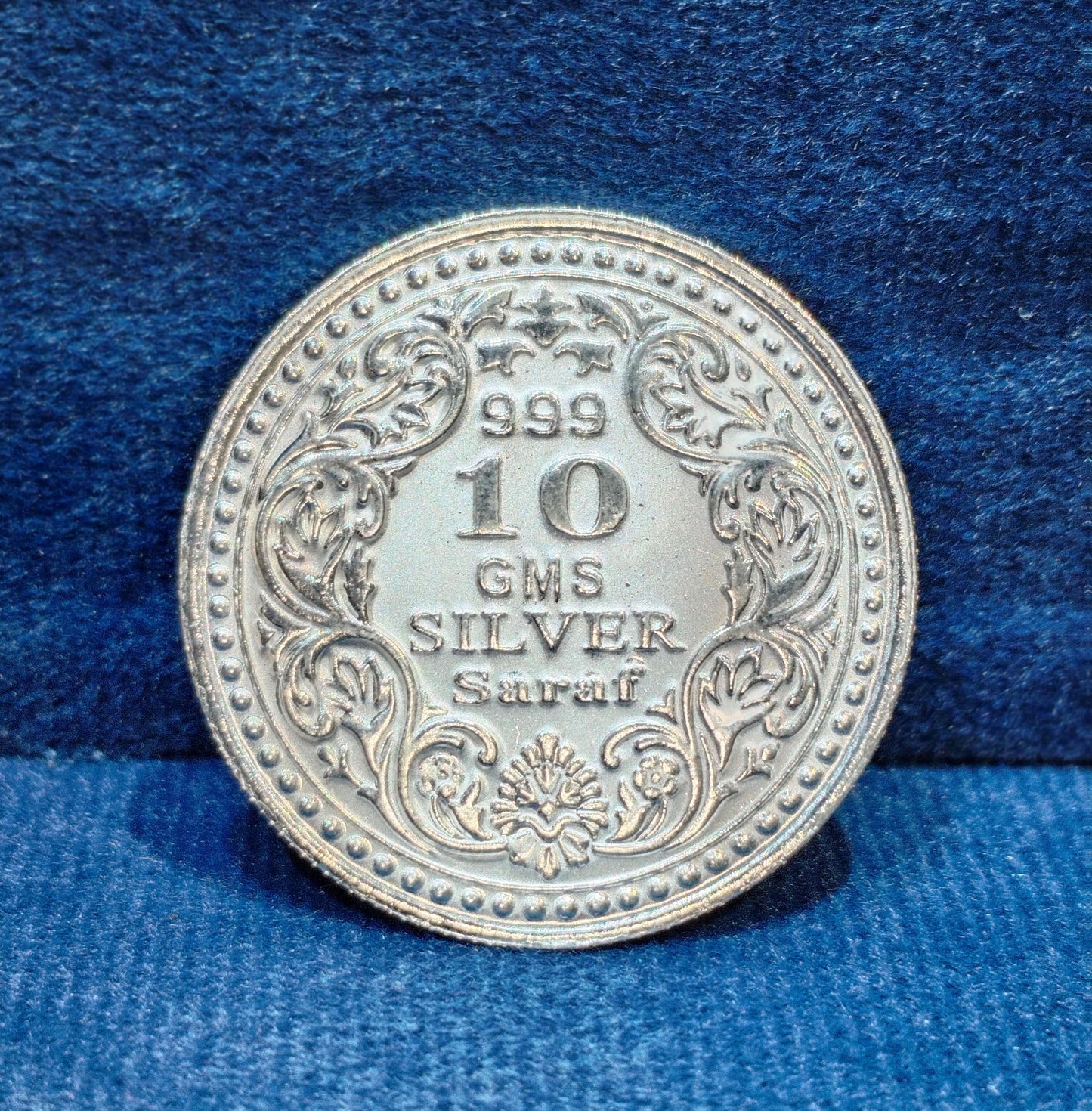 Divine Silver Lakshmi & Ganesh Ji Silver Coin