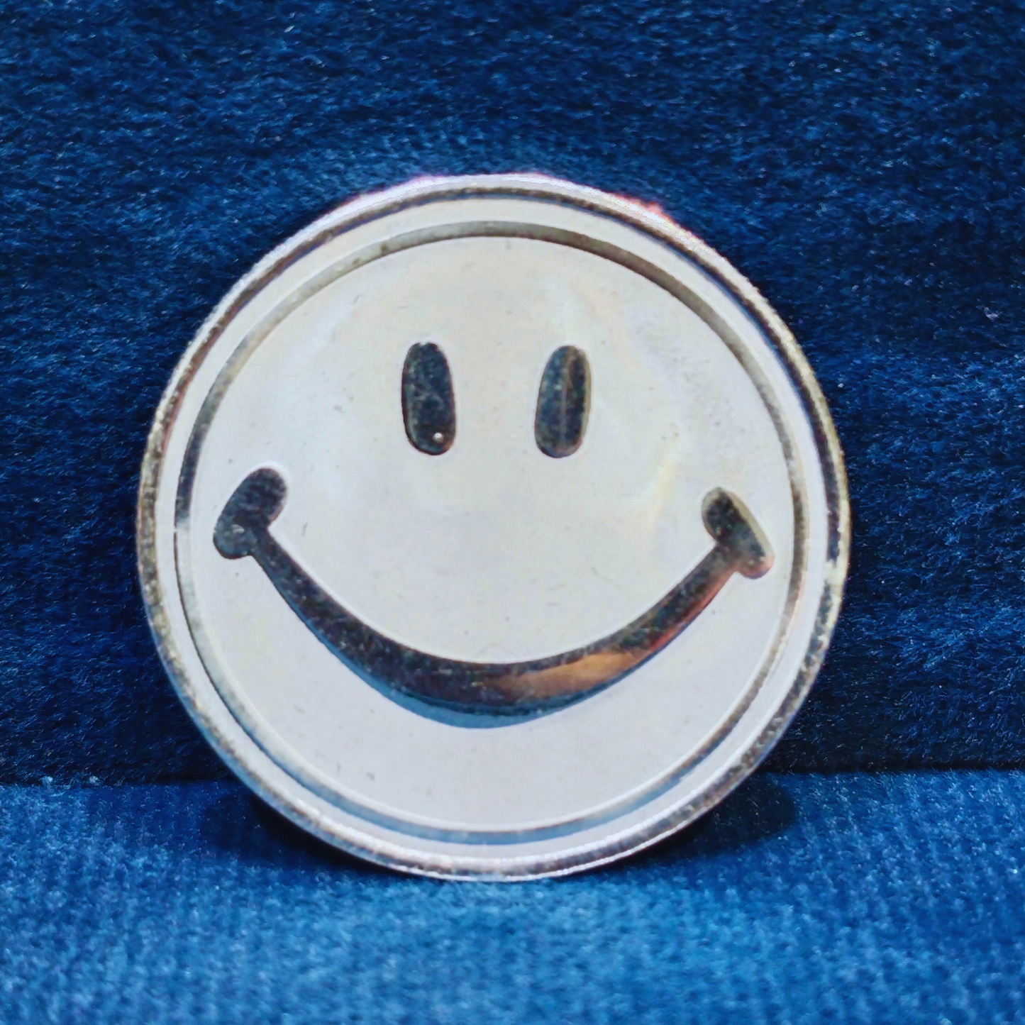 Pure 999 Silver Smiley Coin