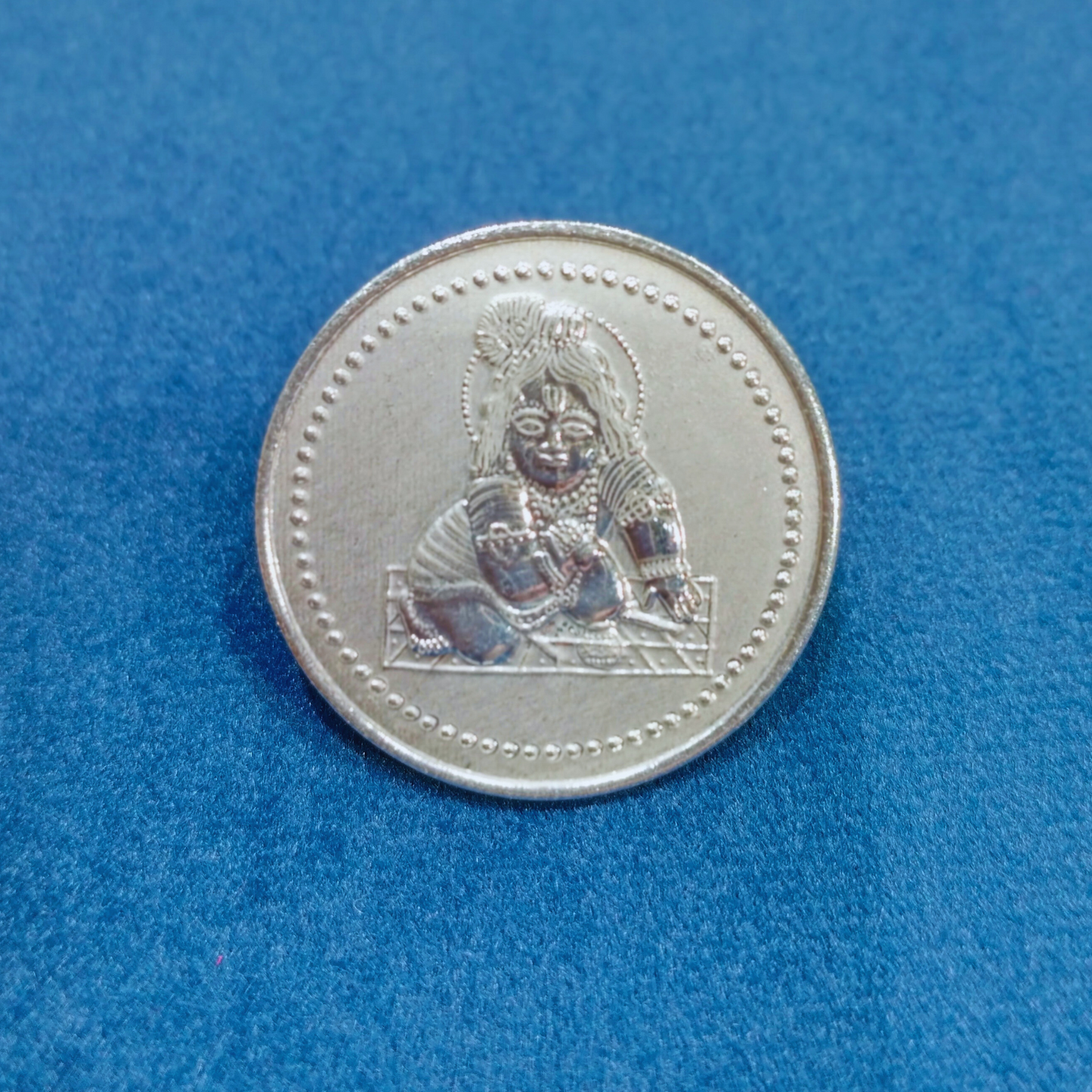 Laddu Gopal Engraved 999 Silver Coin
