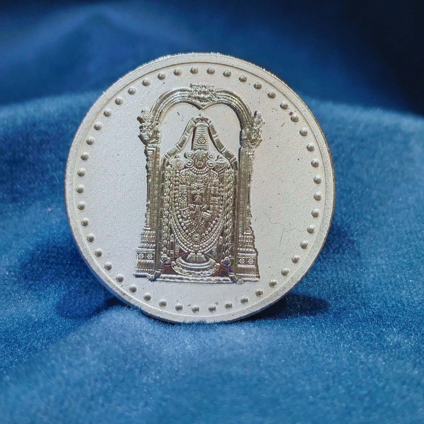 Holy Tirupati Balaji Pure 999 Silver Coin