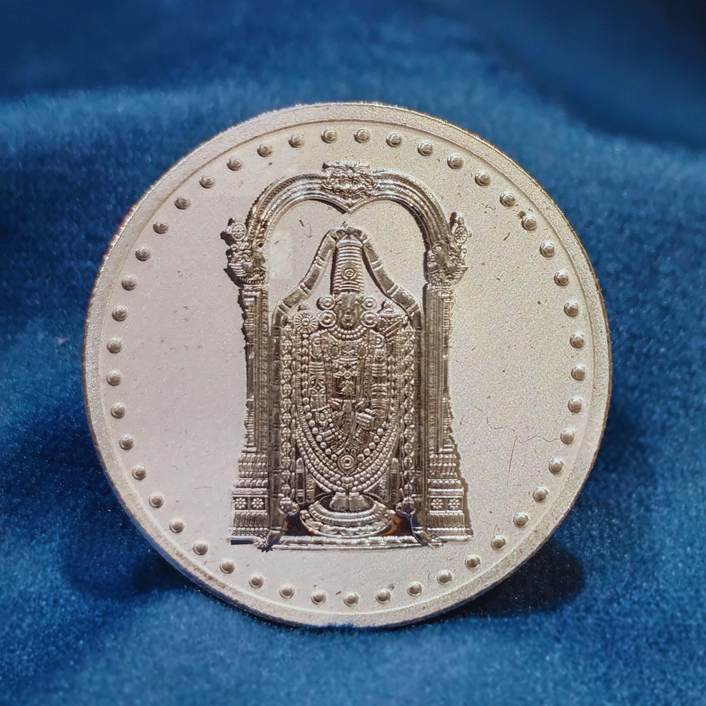 Holy Tirupati Balaji Pure 999 Silver Coin