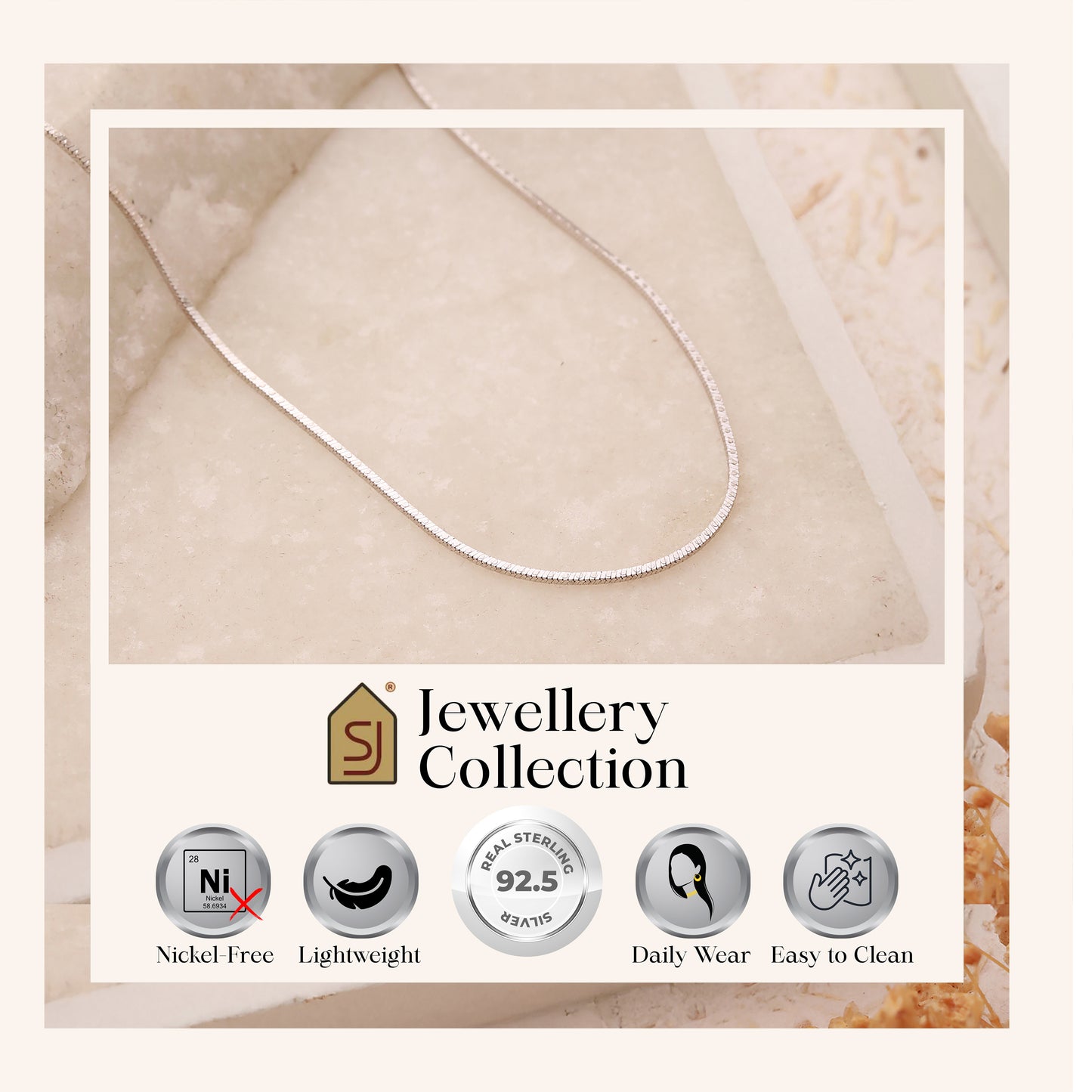 Classic 925 Sterling Silver Chain