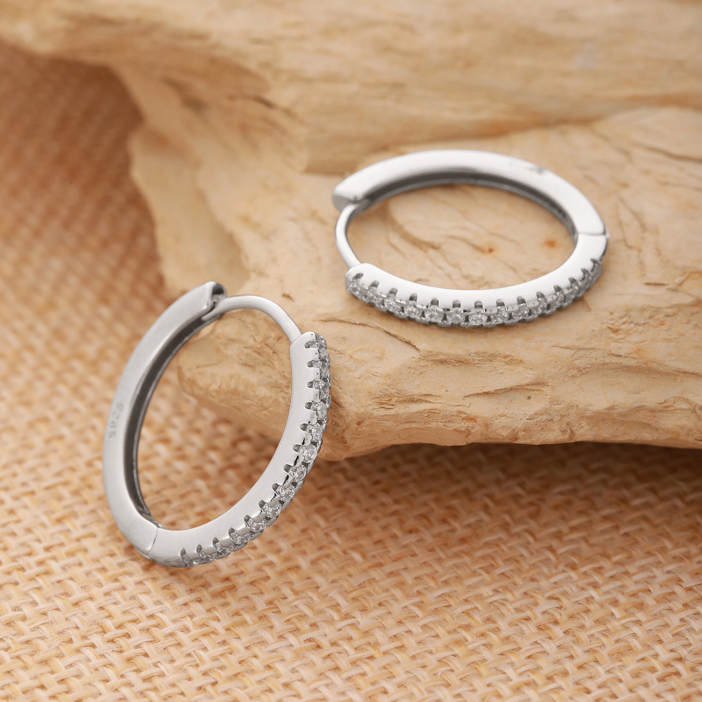 925 Silver CZ Sleek Bali