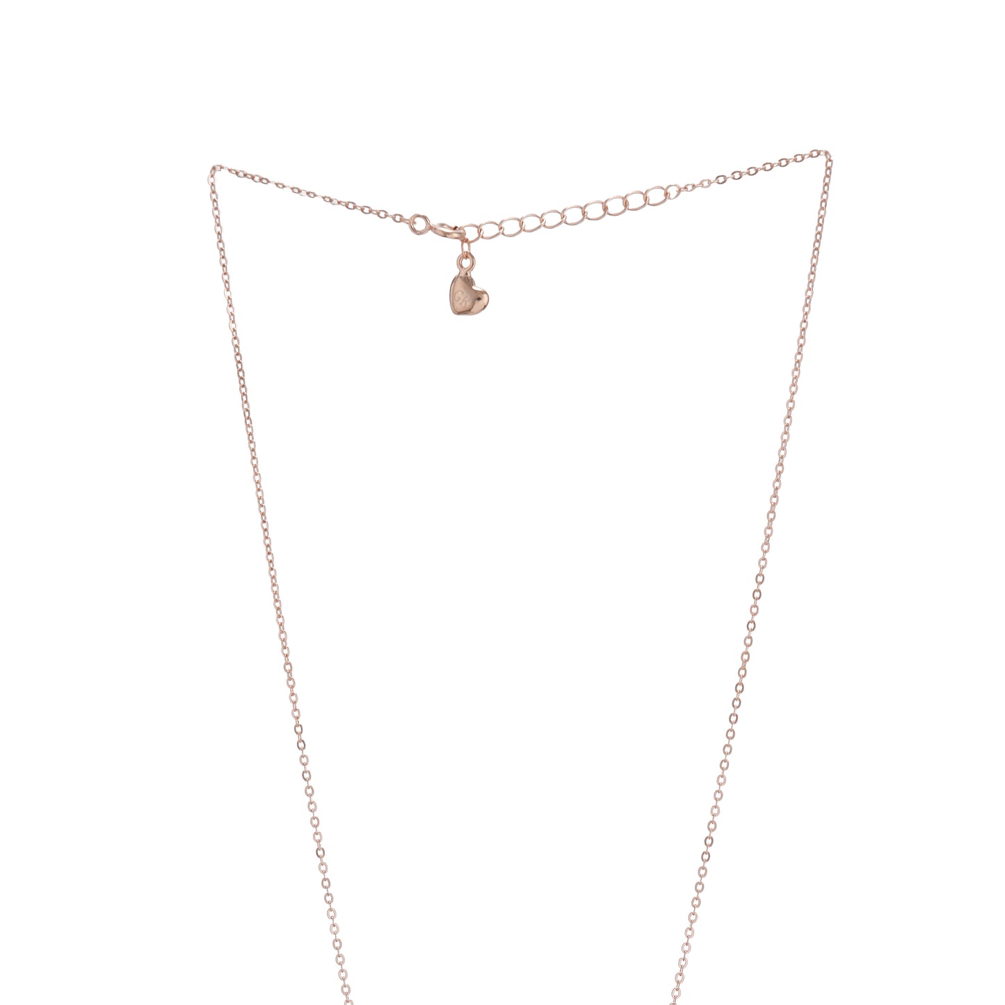 Rose Gold Chain and Butterfly Pendant in 925 Silver