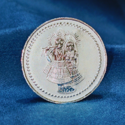 Radha Krishna Pure 999 Silver Coin