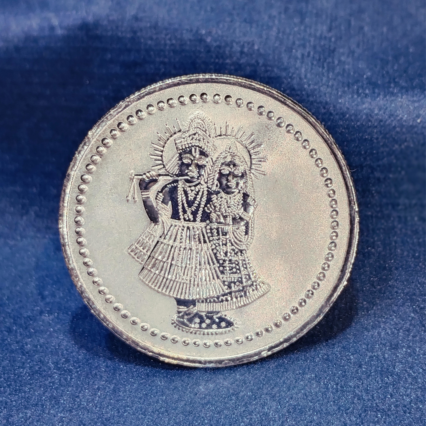 Radha Krishna Pure 999 Silver Coin