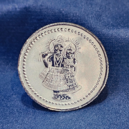 Radha Krishna Pure 999 Silver Coin