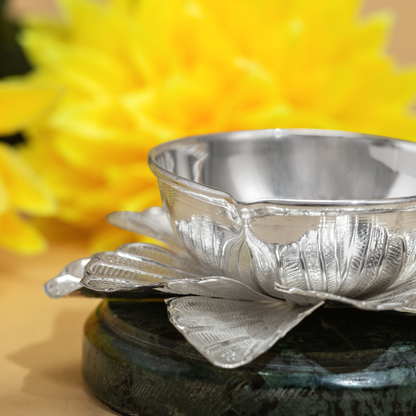 Polished Silver Stylish Bowl