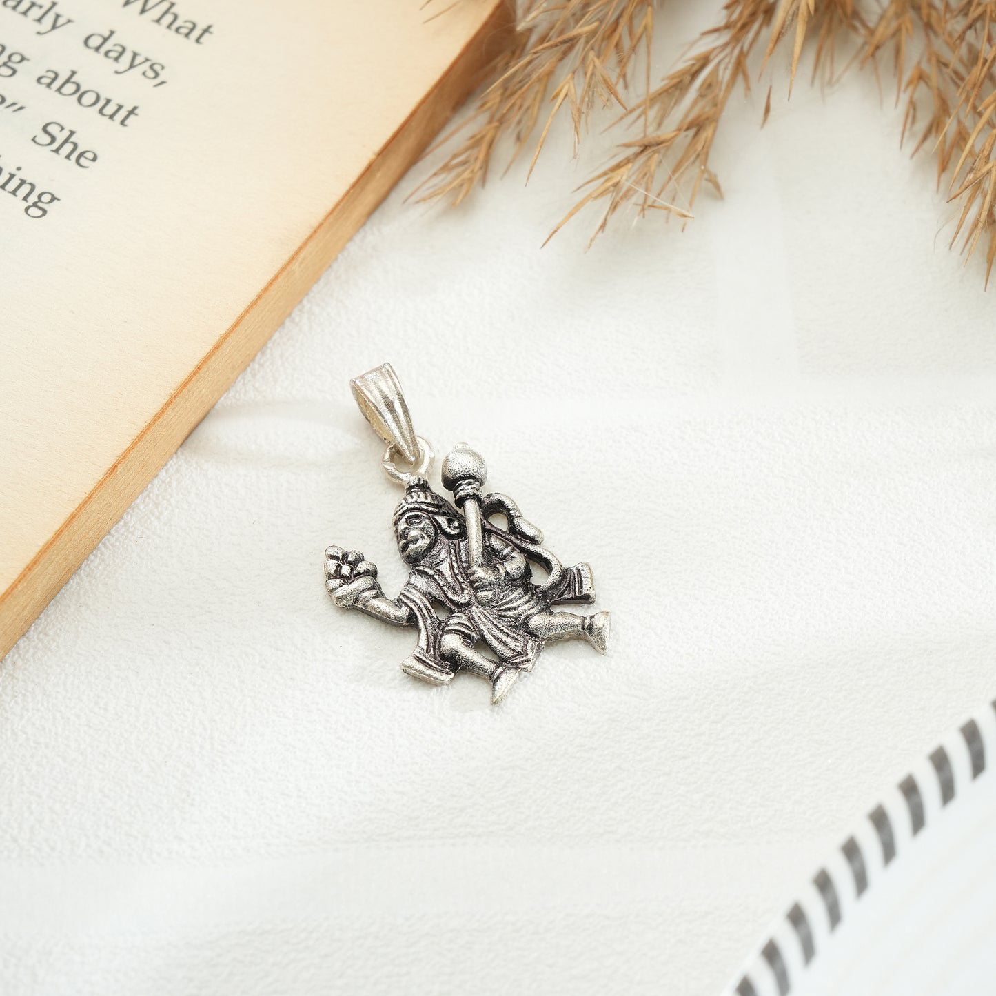 925 Sterling Silver Hanuman ji Pendant