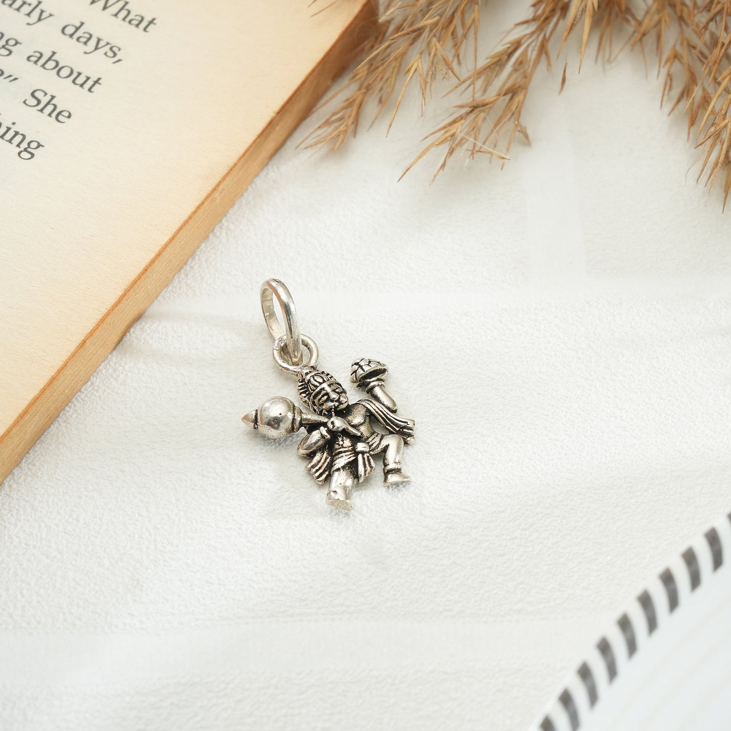 Sterling Silver Bajrangbali Locket