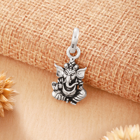 925 Sterling Silver Ganesh ji Locket