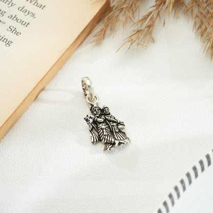 925 Silver Radha Krishna Locket
