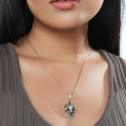 925 Silver Ganesh ji Pendant