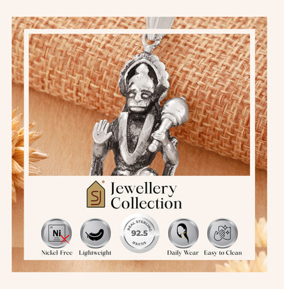 Sterling Silver Hanuman ji Locket