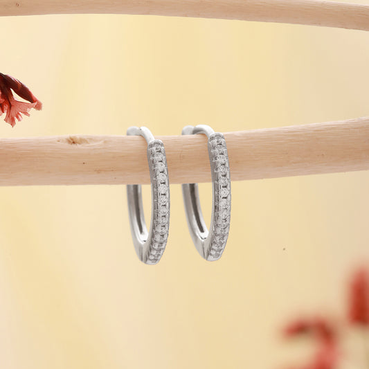 925 Sterling Silver CZ Bali
