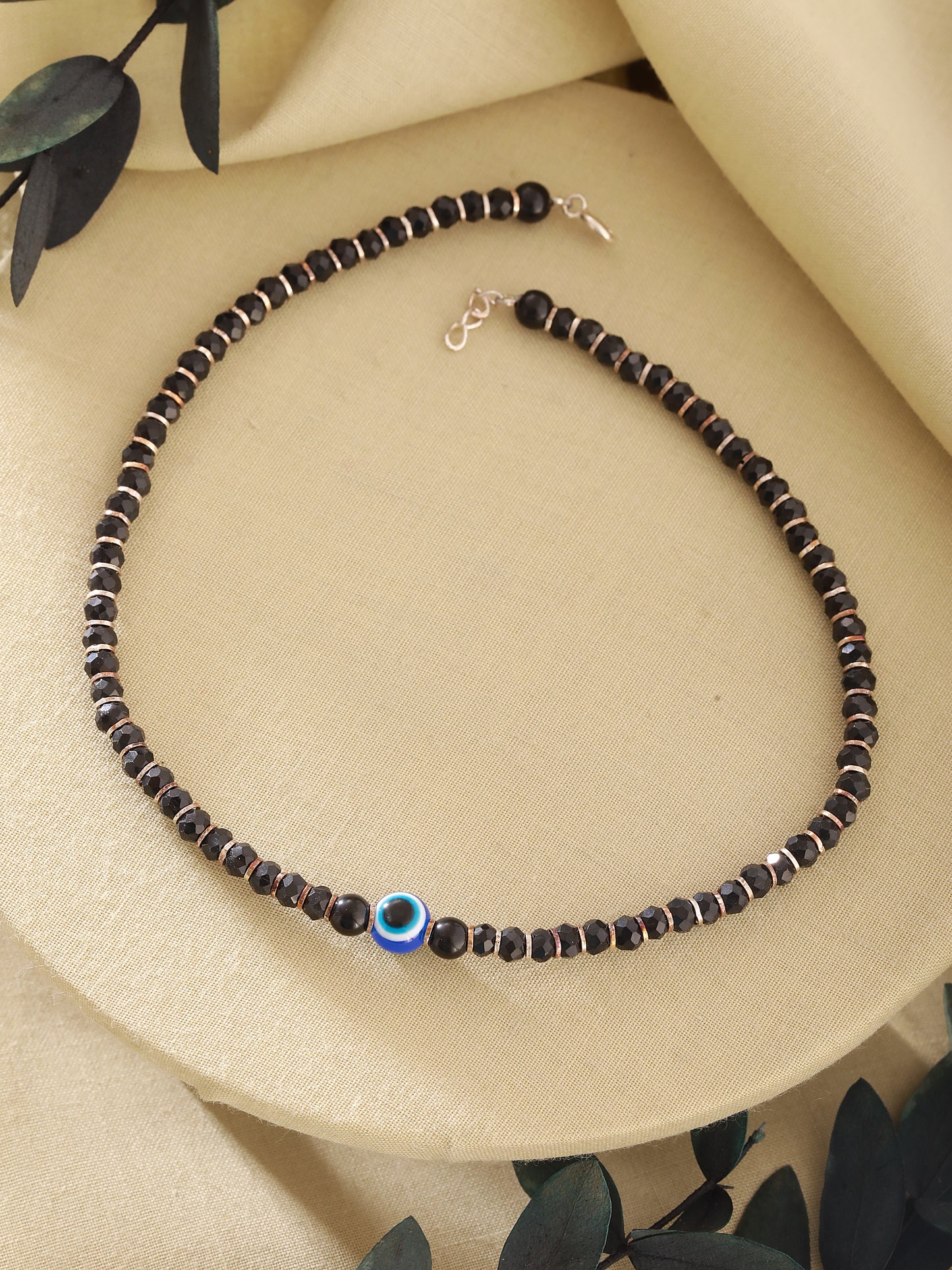 925 Silver Classic Evil Eye Anklet