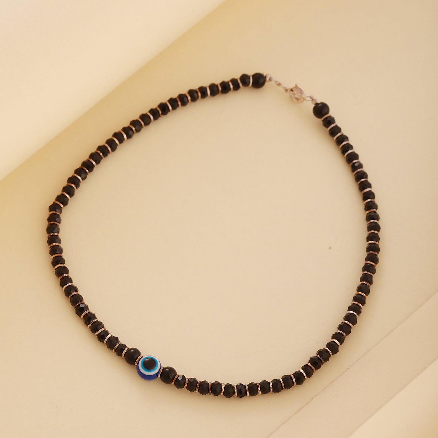 925 Silver Classic Evil Eye Anklet