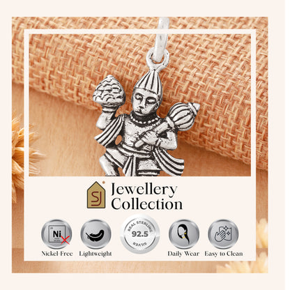 925 Silver Hanuman ji Locket