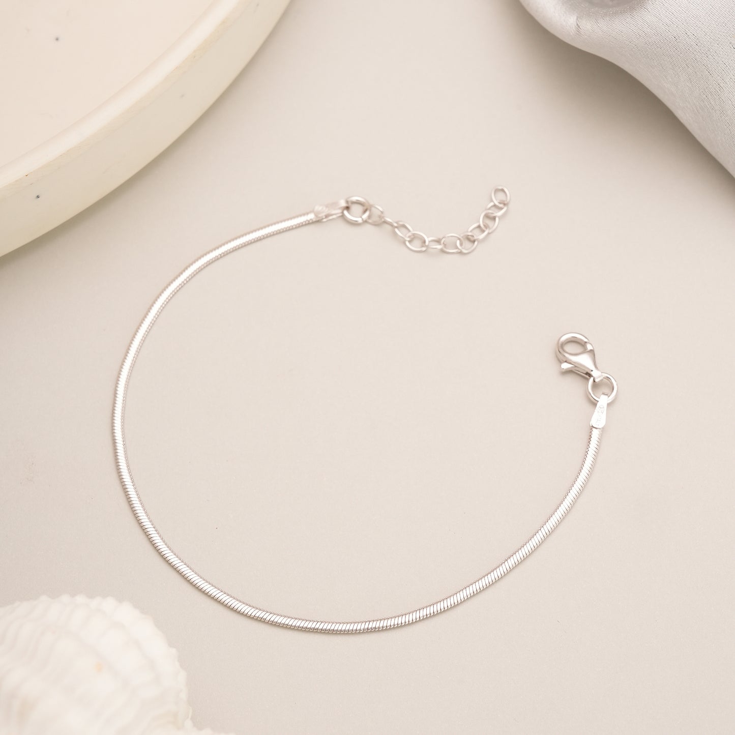 Textured Sterling Silver Bracelet