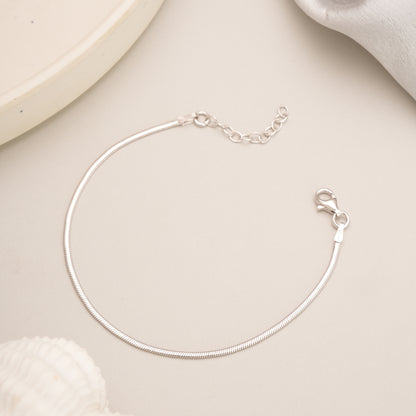 Textured Sterling Silver Bracelet