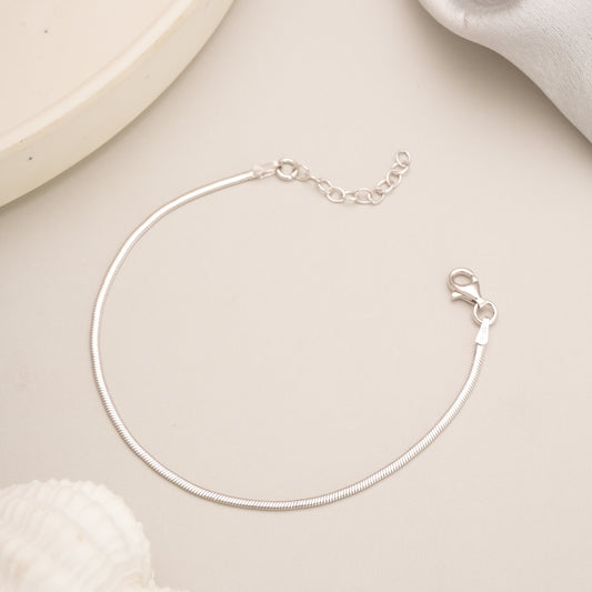 Textured Sterling Silver Bracelet