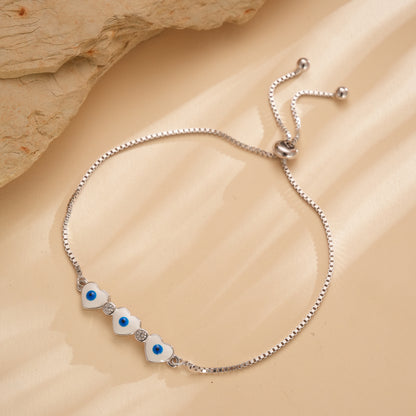 Sterling Silver Love & Safeguard Bracelet