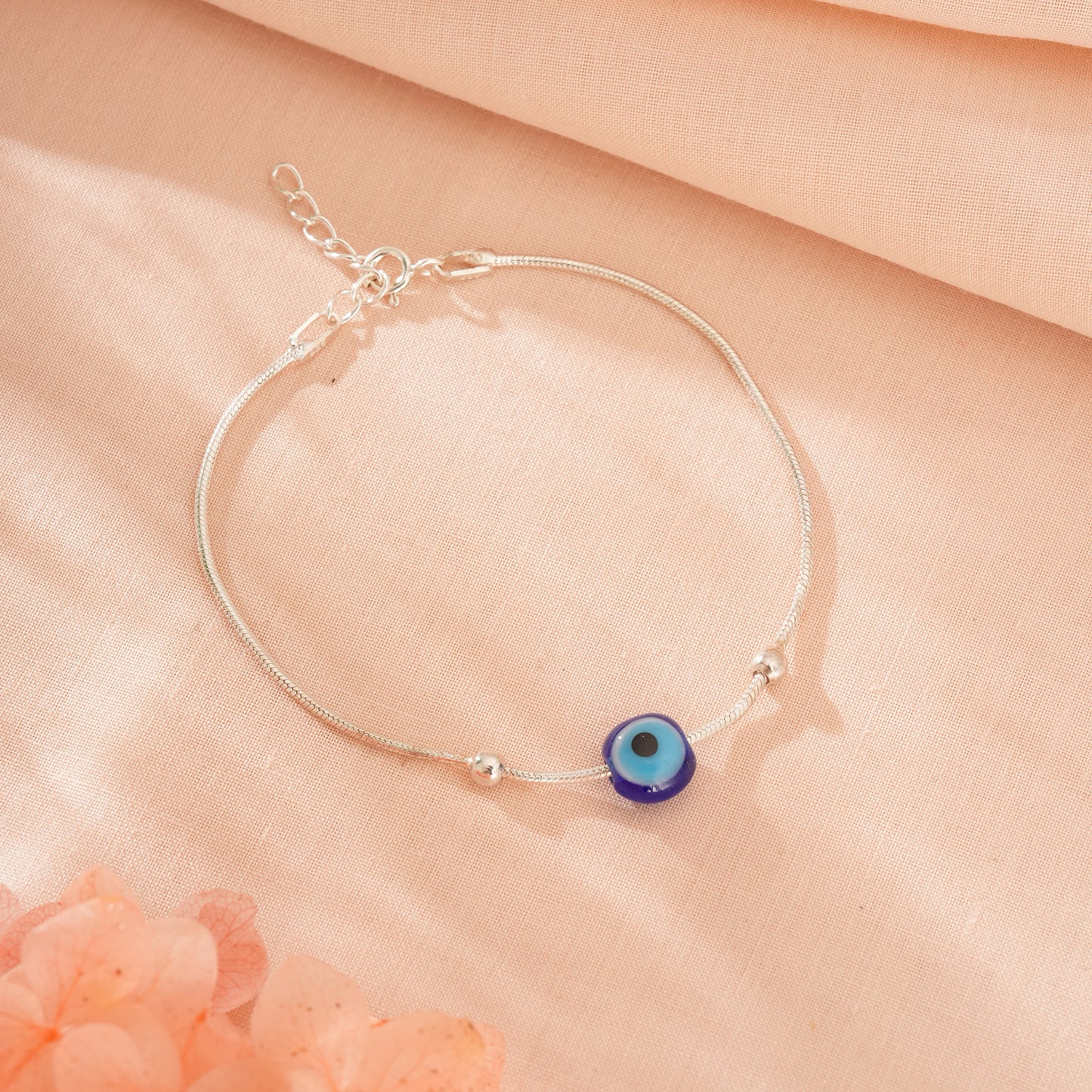 925 Sterling Silver Evil Eye Bracelet
