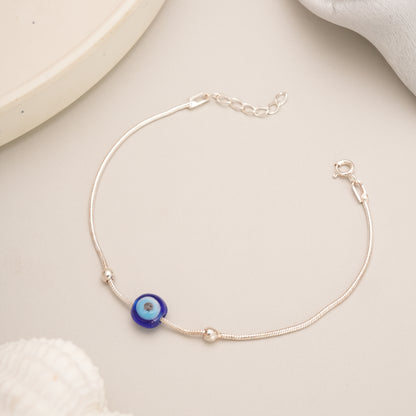 925 Sterling Silver Evil Eye Bracelet