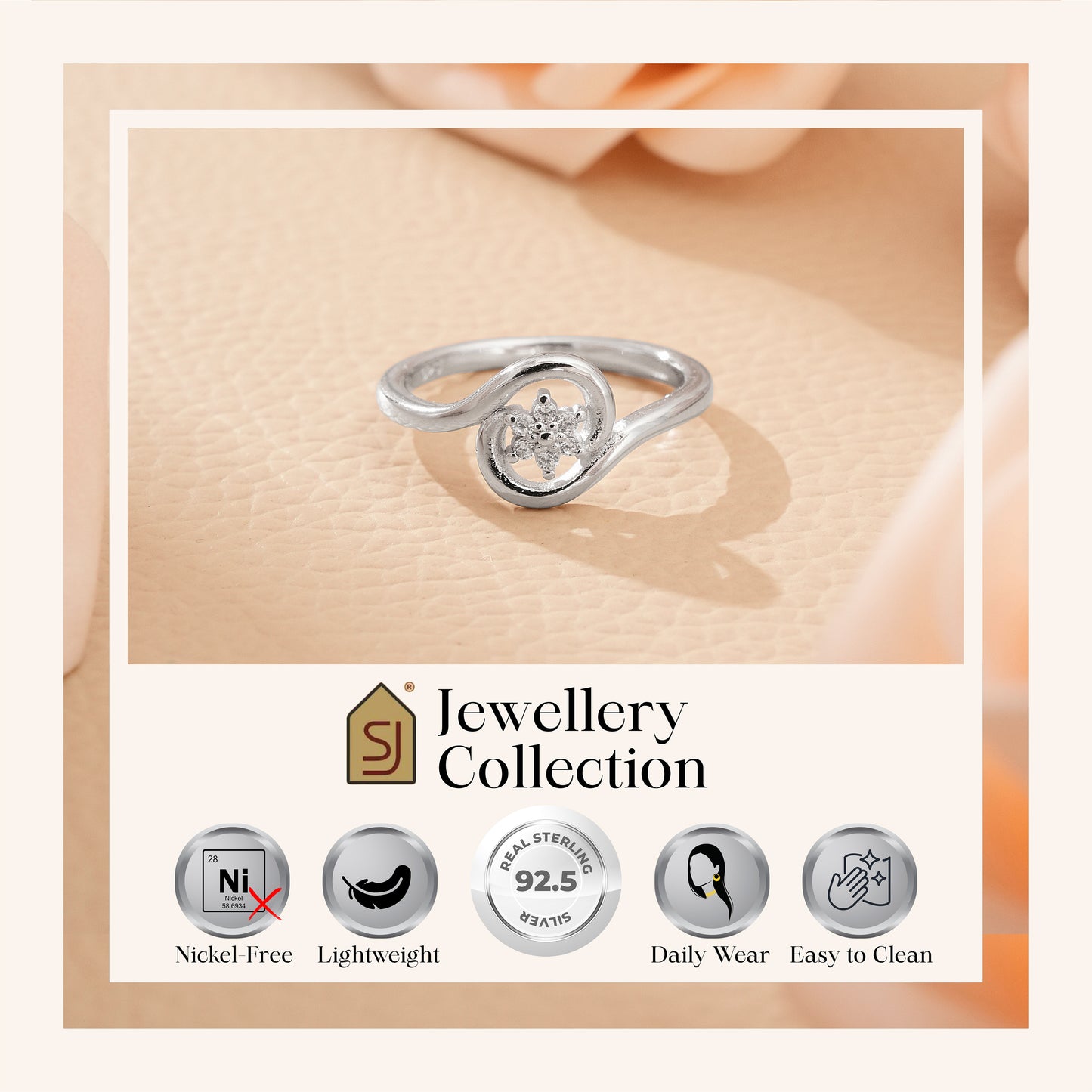Bloom Sterling Silver Everyday Ring