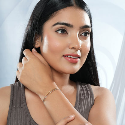 925 Silver Three-tone Bracelet
