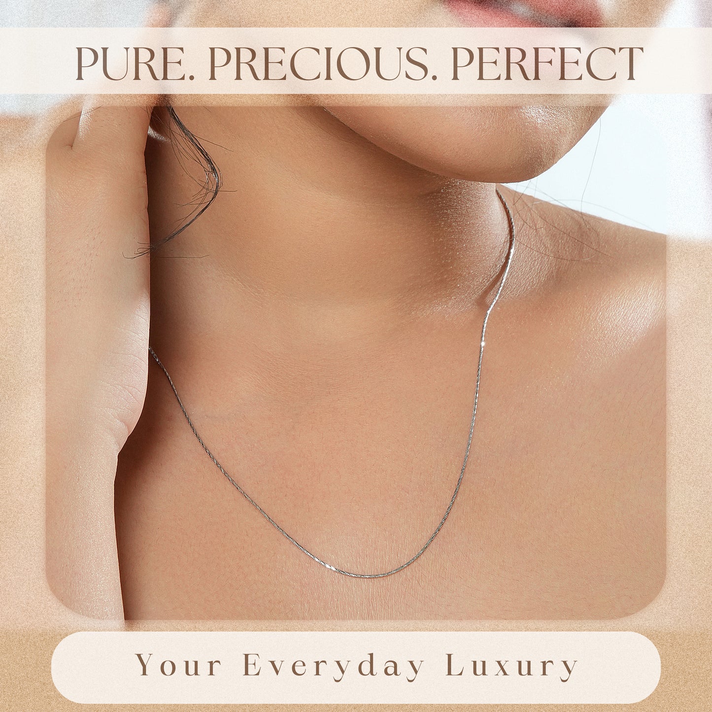 925 Sterling Silver Sleek Chain