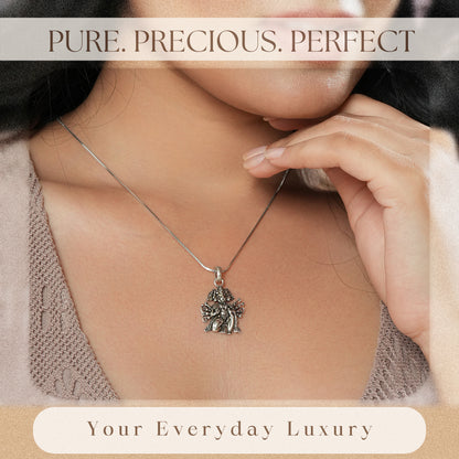 Sterling Silver Panchmukhi Hanuman Locket