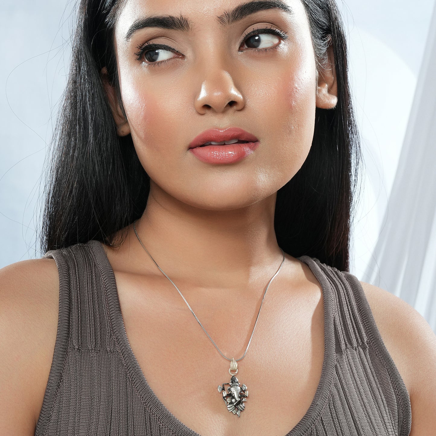 925 Silver Ganesh ji Pendant