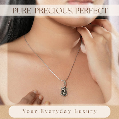 925 Sterling Silver Ganesh ji Locket