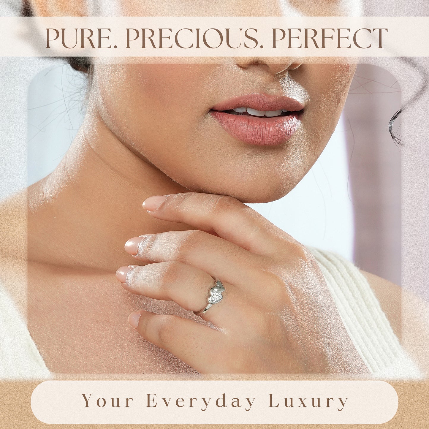 Twin Heart Sterling Silver Ring