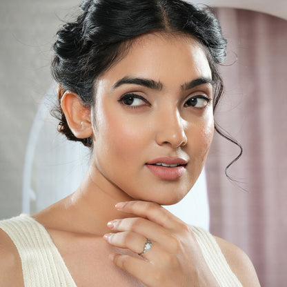 Twin Heart Sterling Silver Ring