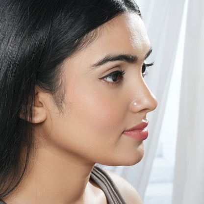 Everyday Sparkle CZ 925 Silver Nosepin - Set of 4