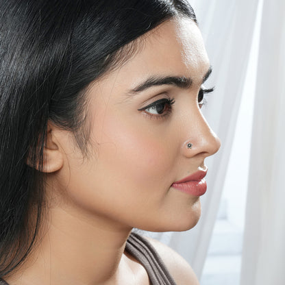 925 Silver Floral Wire Nosepin - Set of 5