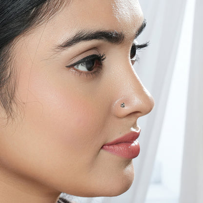 925 Silver Floral Wire Nosepin - Set of 5