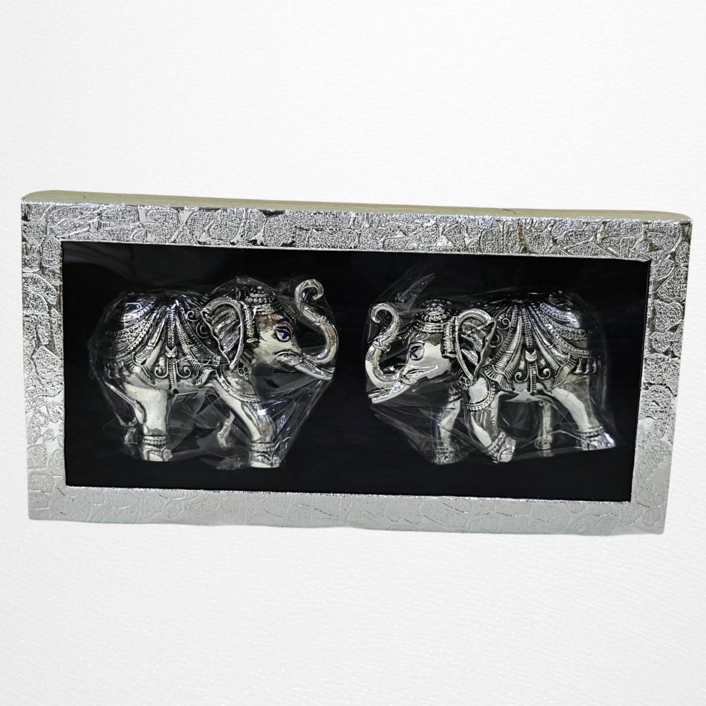 Silver Elephant Pair Gift Set