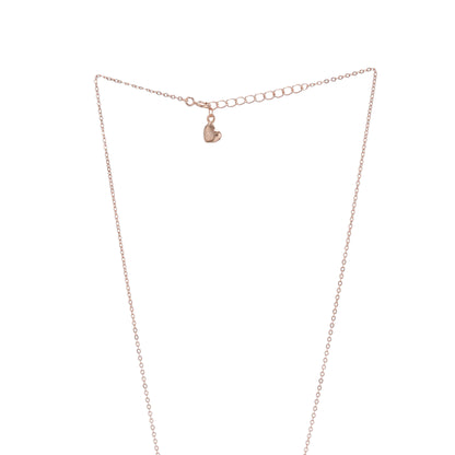 Rose Gold Chain and Butterfly Pendant in 925 Silver